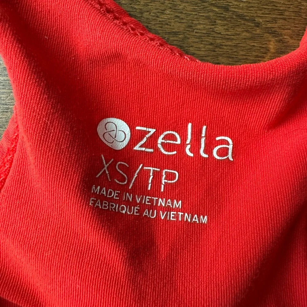 Zella Red/Orange Workout Tank - Picture 2 of 3